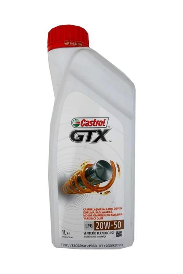 Castrol Gtx 20W-50 1 Litre Sentetik Motor Yağı - Image 1