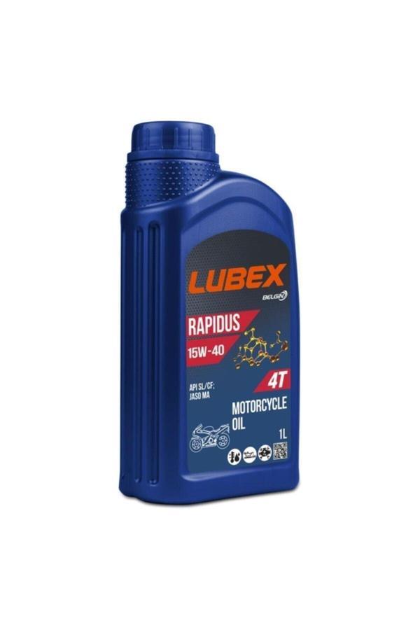 Lubex Rapidus 15W/40 1 Lt - 4 Zamanlı Motosiklet Yağı - Image 1