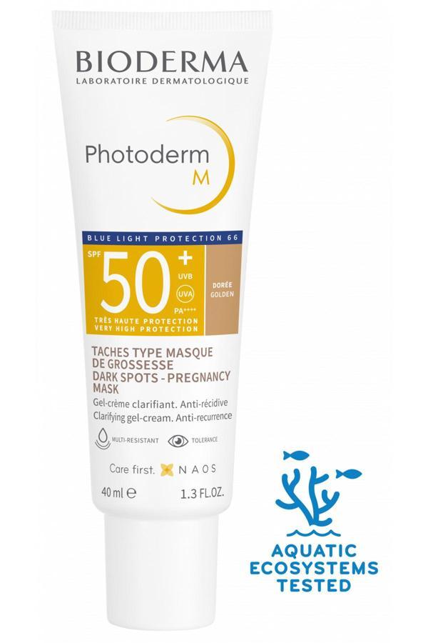 Bioderma Photoderm M Spf50+ Golden Leke Eğilimli Ciltler İçin Güneş Kremi 40Ml - Image 1
