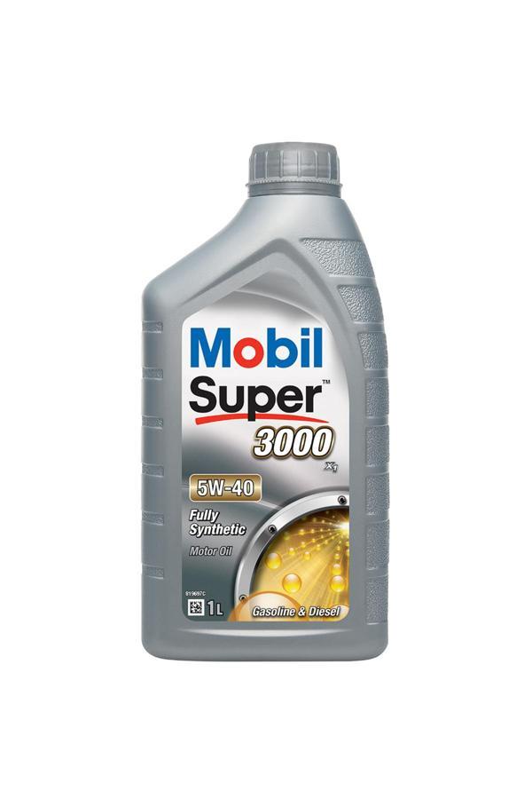 Mobil Super 3000 X1 5W40 Motor Yağı 1 L Üt:2025 - Image 1