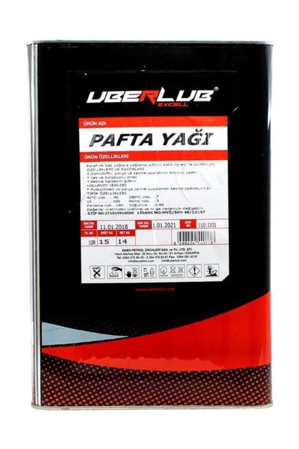 Uberlub Excell Pafta Yağı 16 Lt Kesme Yağı - Image 1