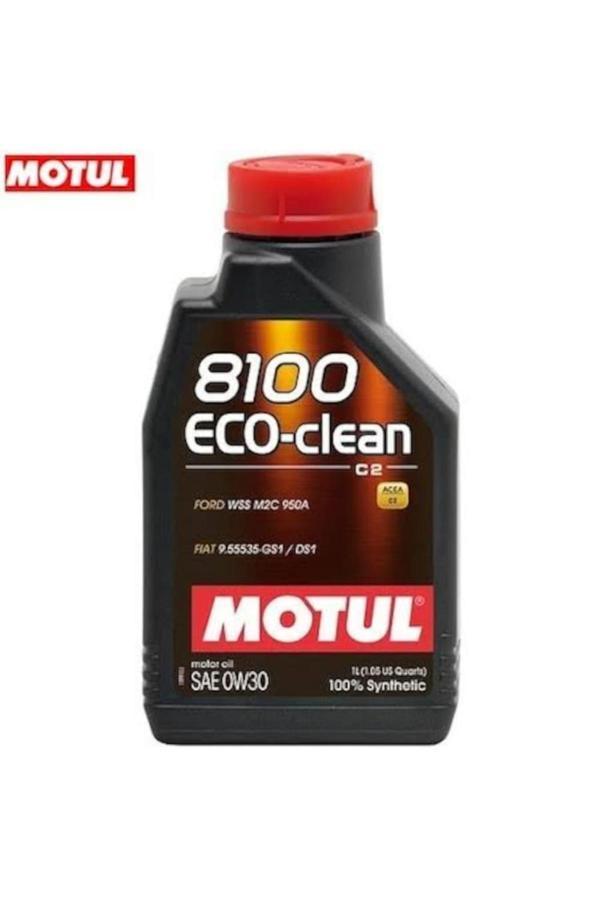 Motul 8100 Eco-Clean C2 0W-30 Tam Sentetik Motor Yağı 1 L - Image 1