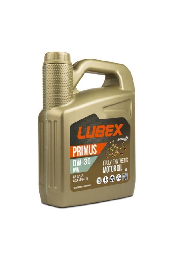 Lubex Primus Mv 0W/30 4 Lt Tam Sentetik Motor Yağı - Image 1