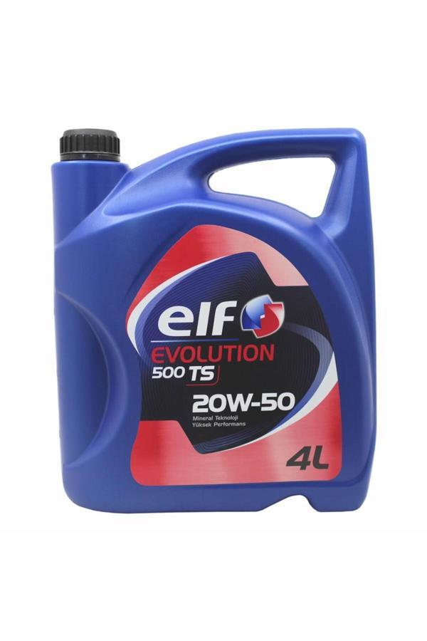 Elf Evolution 500 Ts 20W-50 4 Lt Benzin Ve Dizel Motor Yağı - Image 1