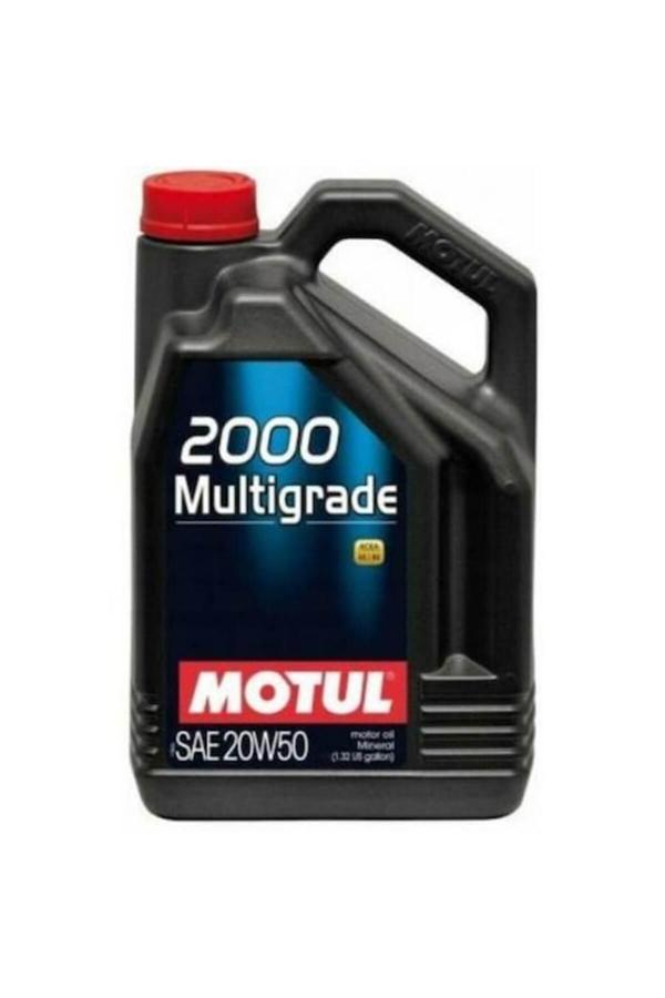 Motul 2000 Multigrade 20W-50 Mineral Motor Yağı 4 L - Image 1