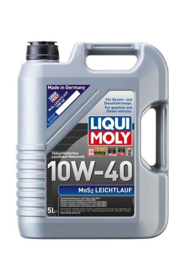 Liqui Moly Mos2 Leichtalauf Yarı Sentetik 10W-40 Motor Yağı. 5 Lt. 2184 - Image 1