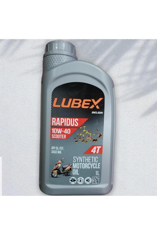 Lubex Rapidus Scooter 10W40 1 Lt Scooter Motosiklet Yağı - Image 1