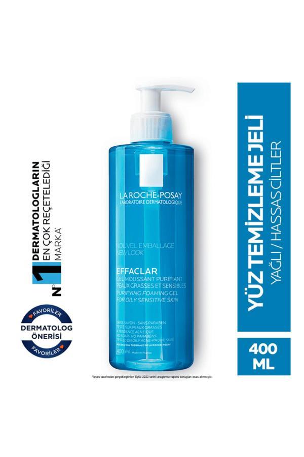 La Roche-Posay Effaclar Jel 400 Ml Cilt Ve Yüz Temizleyici 400 Ml - Carest Cosmetic - Image 1