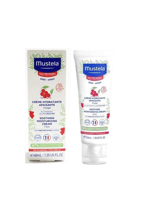 Mustela Soothing Moisturizing Cream Face 40 Ml - Image 1