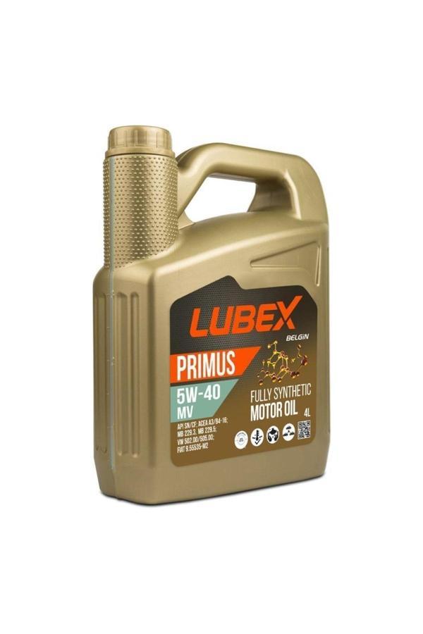 Lubex Primus Mv 5W-40 4 Lt Tam Sentetik Motor Yağı - Image 1