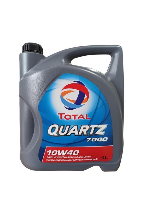 Total Quartz 7000 10W40 4 Litre 2023 Dolum - Image 1