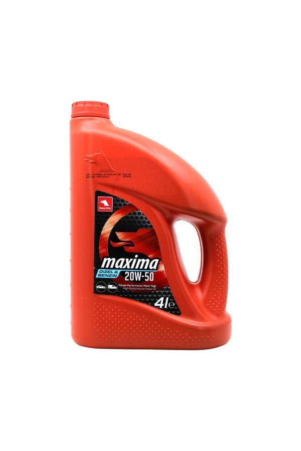 Petrol Ofisi Maxima 20W-50 4 Litre Benzinli - Image 1