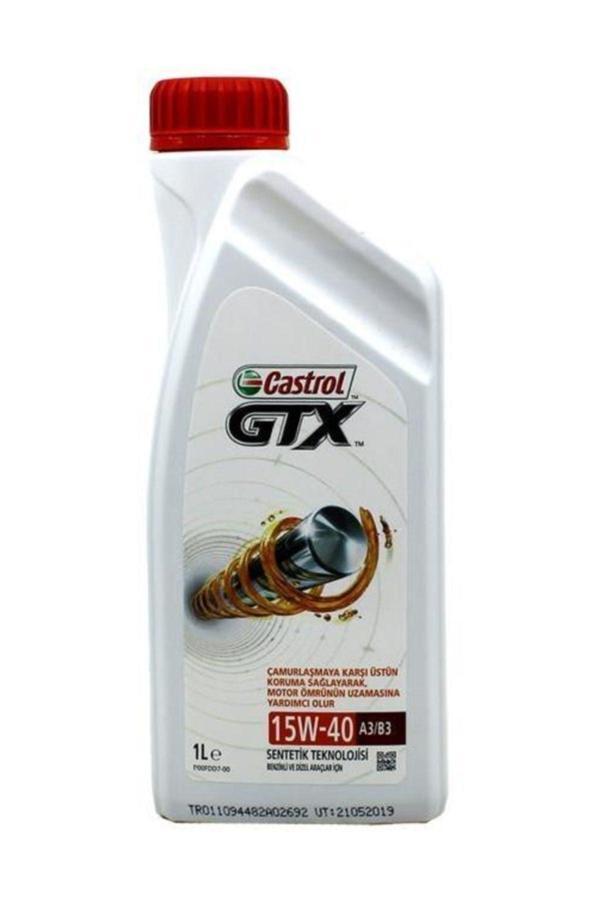 Castrol Gtx Essential 15W-40 1 Lt Dizel Benzinli Motor Yağı - Image 1