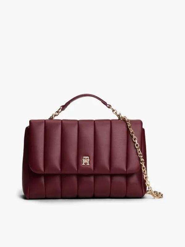 Tommy Hilfiger TH Grace Orta Boy Çapraz Askılı Kadın Mor Çanta AW0AW17669VLP - Image 1