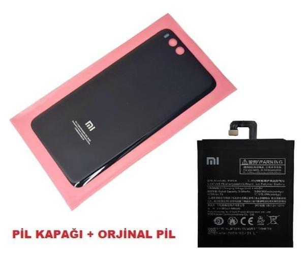 Xiaomi Mi NOTE 3 Arka Kapak Batarya Pil Kapağı + PİL (CAM) SİYAH - Image 1