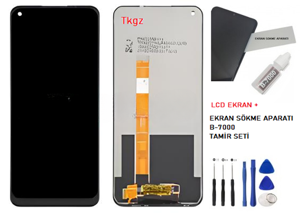 Oppo A54 Lcd Ekran Dokunmatik Orijinal Kalite + B-7000 + TAMİR SETİ - Image 1