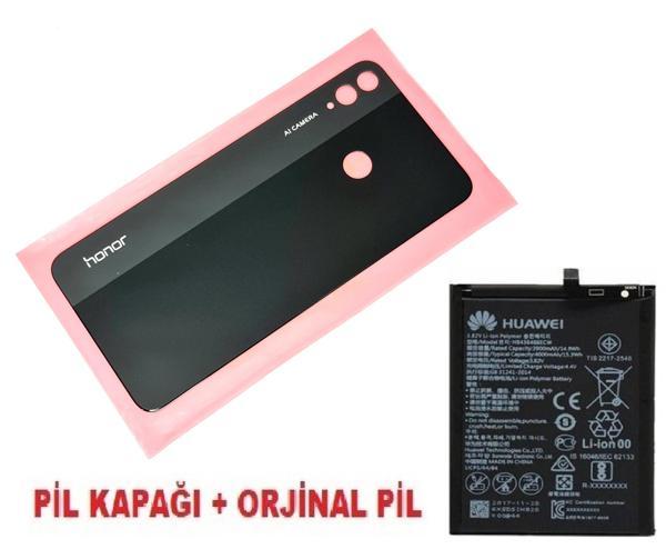 Tkgz Honor 8X Arka Pil Batarya Kapağı + PİL SİYAH - Image 1
