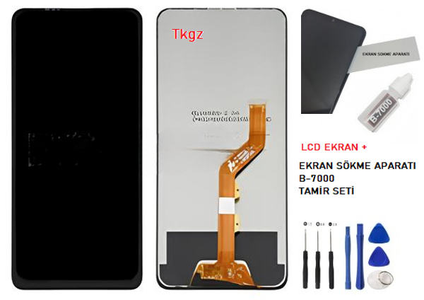Infinix S5 PRO Lcd Ekran Dokunmatik Orijinal Kalite + B-7000 + TAMİR SETİ - Image 1