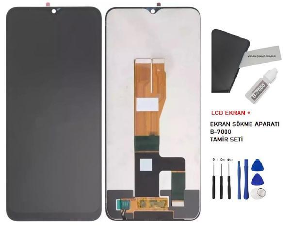 Oppo Realme C30 Lcd Ekran Dokunmatik Orijinal Kalite +B-7000 + TAMİR SETİ - Image 1