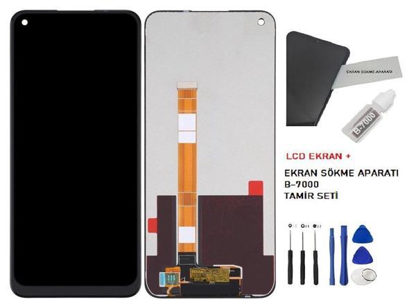 Oppo Realme C17 Lcd Ekran Dokunmatik Orijinal Kalite +B-7000 + TAMİR SETİ - Image 1