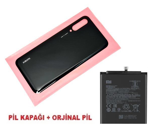 Tkgz Xiaomi Mİ A3 Arka Pil Batarya Kapağı + PİL (CAM) SİYAH - Image 1