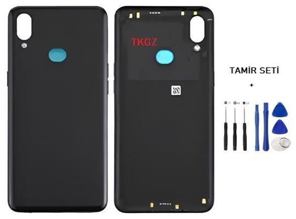 Samsung Galaxy A10S  - SM-A107F FULL Kasa Arka Kapak Takım SİYAH - TAMİR SETİ - Image 1
