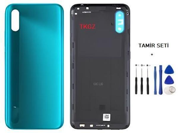 Xiaomi Redmi 9A FULL Kasa Arka Kapak Yan Tuş Takımı YEŞİL - TAMİR SETİ - Image 1