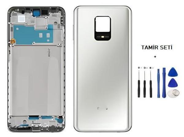 Xiaomi Redmi NOTE 9S FULL Kasa Arka Kapak Takım BEYAZ - TAMİR SETİ - Image 1