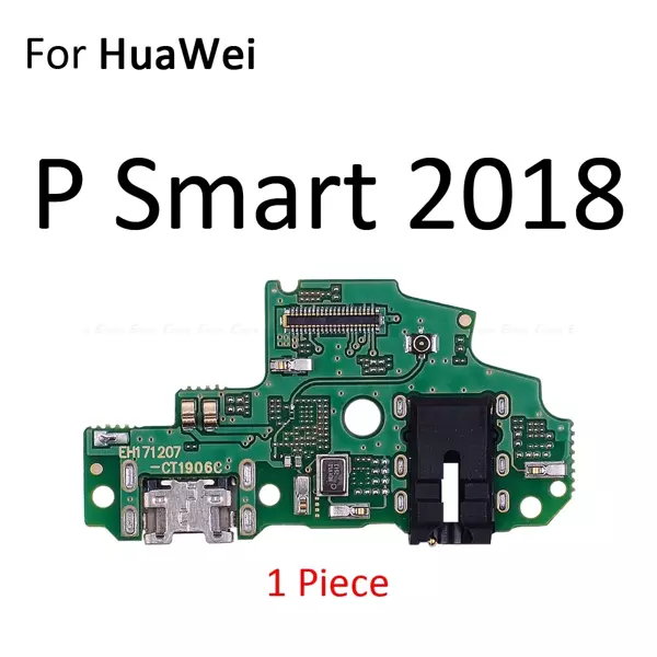 Tkgz Huawei Uyumlu P Smart 2018 FULL Şarj Soketi Kulaklık Soketi ORJ - Image 1