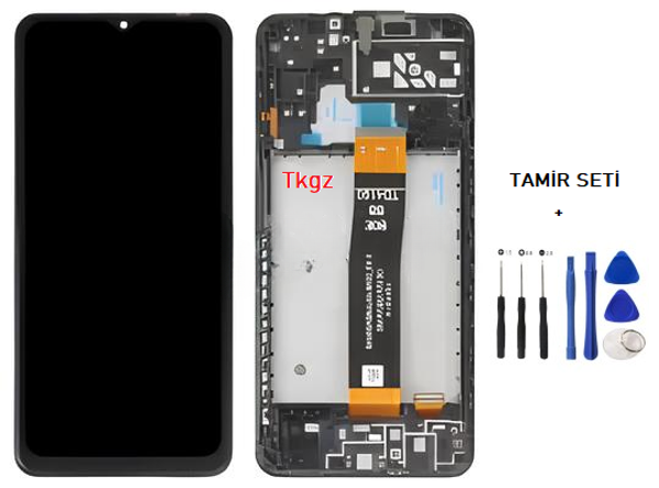 Samsung Galaxy A04S  - SM-A047 Lcd Ekran Dokunmatik Orijinal Kalite ÇITALI + TAMİR SETİ - Image 1