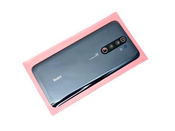 Tkgz Xiaomi Redmi NOTE 8 PRO Arka pil Batarya Kapağı (Cam Lensli) Siyah - Image 1