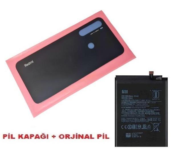 Xiaomi Redmi NOTE 8 Arka Pil Batarya Kapağı + PİL (CAM) SİYAH - Image 1