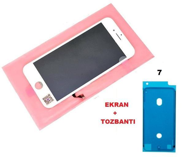 iPhone 7 Lcd Ekran dokunmatik (+TOZBANTI LW Marka) BEYAZ - Image 1
