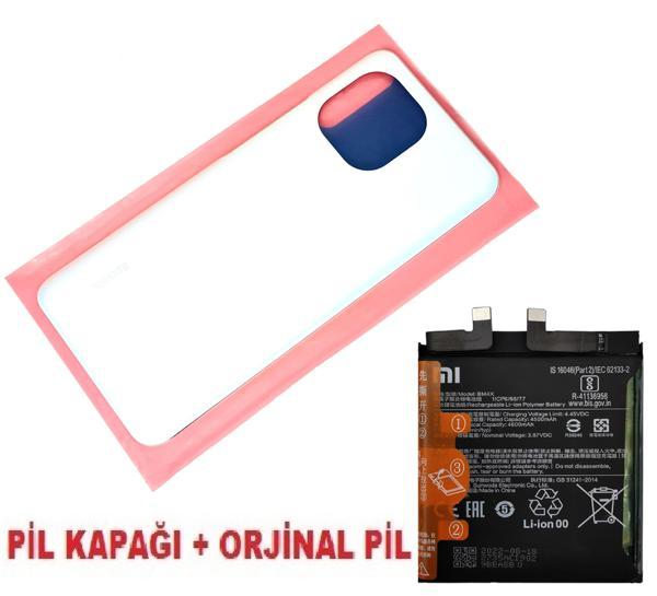 Xiaomi Mİ 11 Arka Kapak Batarya Pil Kapağı + PİL (CAM) BEYAZ - Image 1
