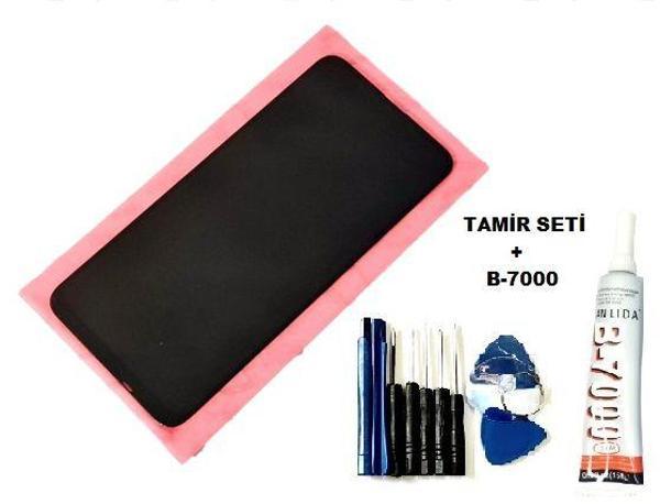 Tkgz Huawei Uyumlu Y9 Prime 2019 Lcd Ekran Dokunmatik ORJİNAL (B-7000+Tamir Seti) - Image 1