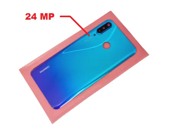 Huawei Uyumlu P30 Lite Arka Kapak ( Kamera Lensli 24 MP) MAVİ - Image 1