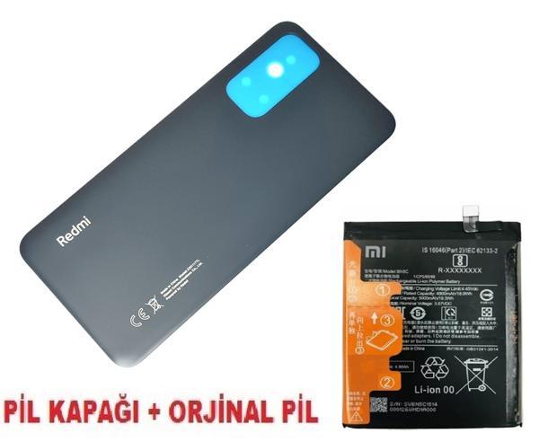 Tkgz Xiaomi Redmi NOTE 11 Arka Pil Batarya Kapağı + PİL SİYAH - Image 1
