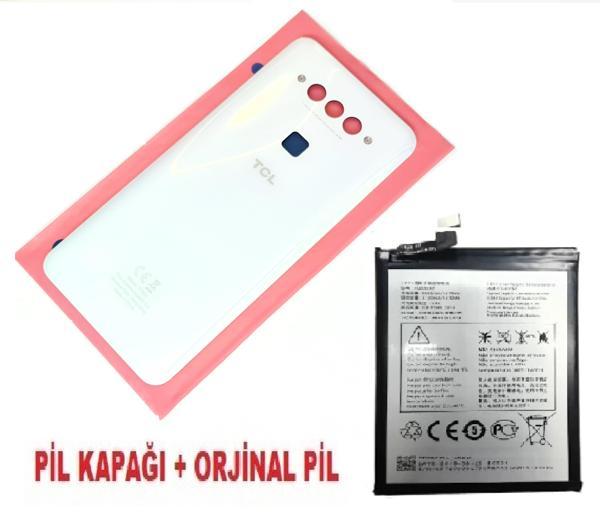 Tkgz Tcl Plex 780H Arka Pil Batarya Kapağı + PİL (CAM) BEYAZ - Image 1