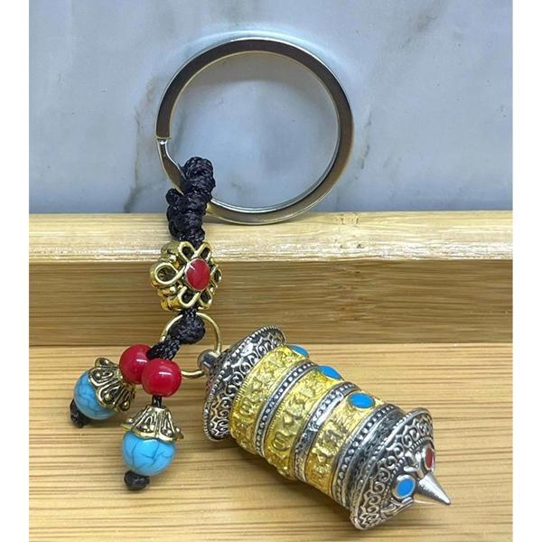 Feng Shui Wu İyi Şanslar Çin Parası Servet Anahtarlık Araba Süs Şans Çarkı - Image 1