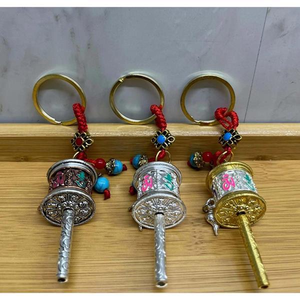 Feng Shui İyi Şanslar Çin Parası Servet Anahtarlık Araba Süs Feng Shui Metal Şans Çarkı - Image 1