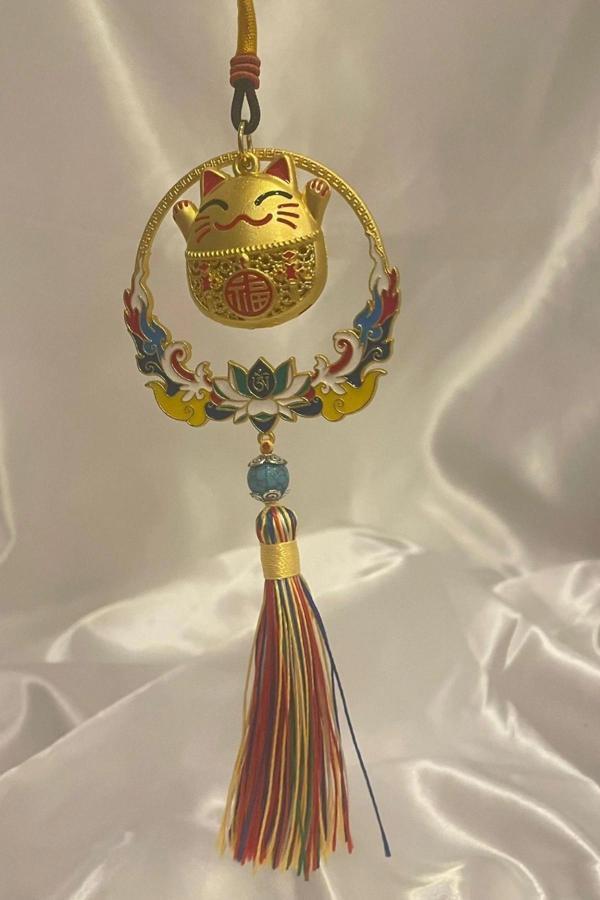 Feng Shui Para Kedisi Ejderha Yılı Buda Şans Para Bolluk Bereket Duvar Süsü - Image 1