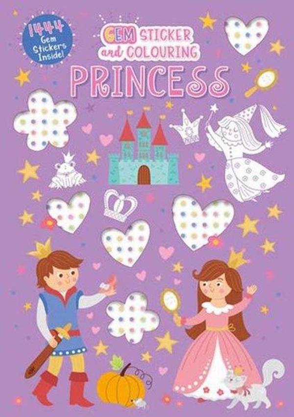 Gem Colouring Book Princess - Alligator Products Limited - Image 1