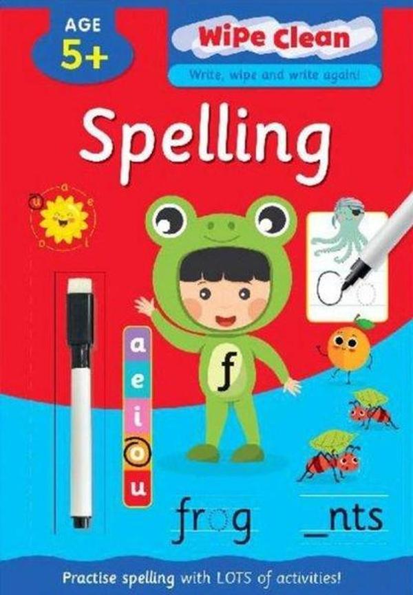 Wipe Clean Book Spelling - Alligator Products Limited - Image 1