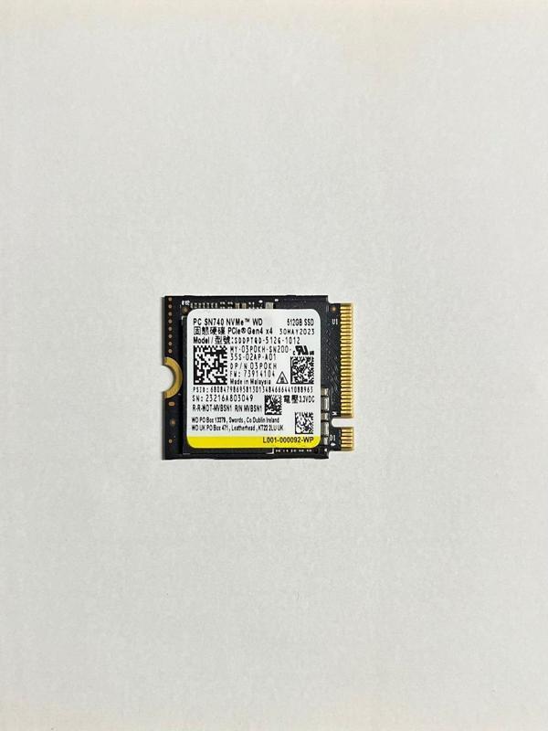 WESTERN DIGITAL SN740 SDDPTQD-512G 512GB 2230  M.2 SSD - Image 1