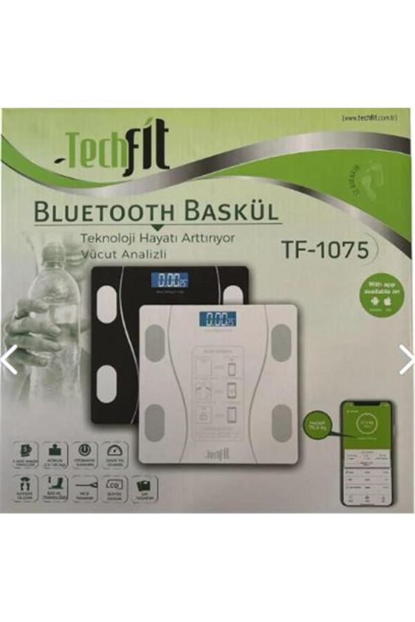Techfit Dijital Baskül TF-1075 (Bluetooth Özellikli) Hassas Ölçüm (2.5-180kg) - Image 1