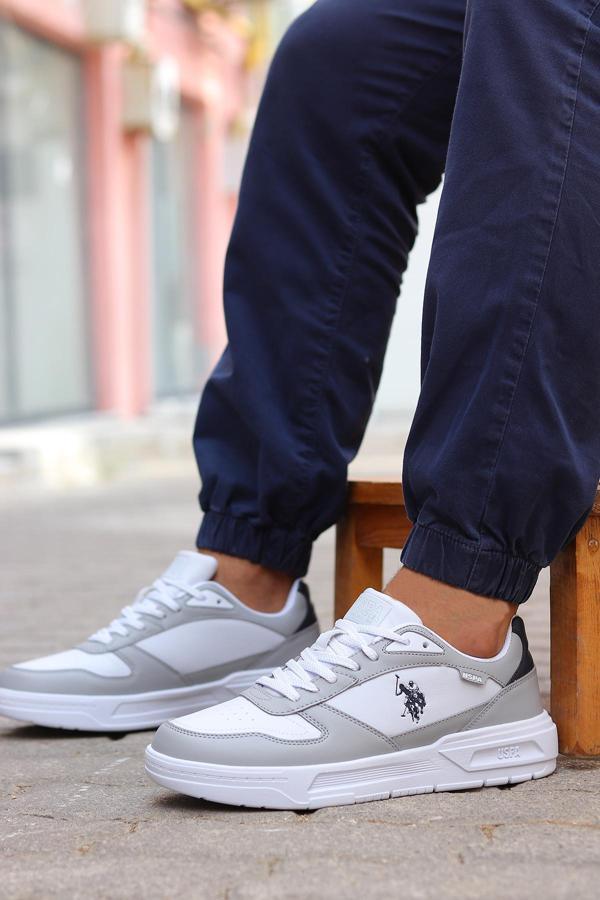 U.S. Polo Assn. RK Rahat Taban Cilt Erkek Sneaker - Image 1