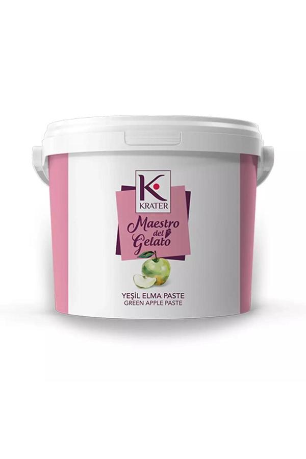 Krater Dondurma Paste Yeşil Elma Aromalı 3 Kg. - Image 1