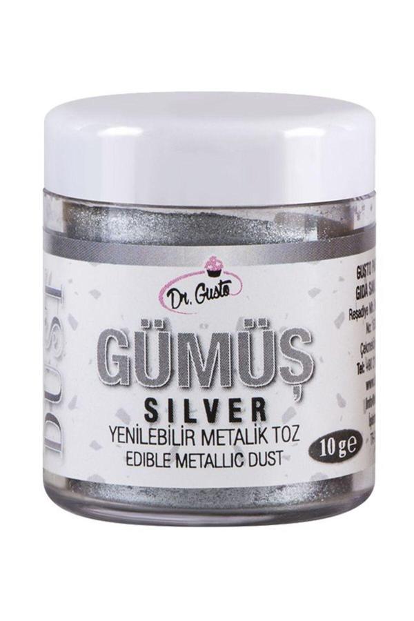 Dr.Gusto Metalik Toz 10 Gr - Gümüş - Image 1