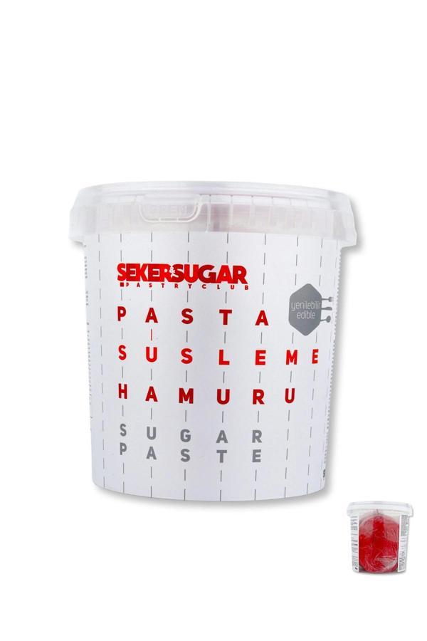 Şeker&Sugar Şeker Hamuru 1 Kg Kırmızı - Image 1