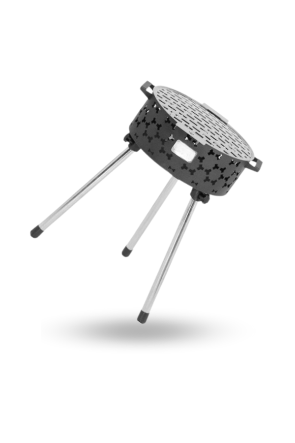 Büro Ev Ofis Piknik Keyfi için Ayaklı Katlanır Maksi Mangal - Image 1